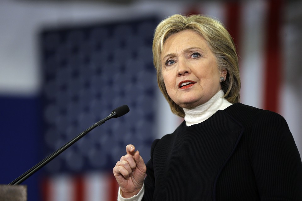 Hilary Clinton, image source: apwu